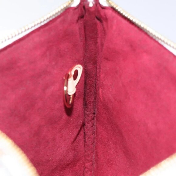 LOUIS VUITTON Monogram Multicolor Pochette GM Pouch White - Picture 14 of 16